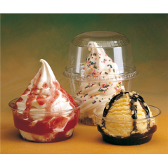 Image COUVERCLES POUR POTS 226.20/21  Ø 9,5 CM TRANSPARENT PET (1000 UNITÉ) #3