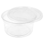 Image POTS TRAITEUR + COUVERCLES 500 ML Ø11,7x7,5 CM TRANSPARENT PET (250 UNITÉ) #2