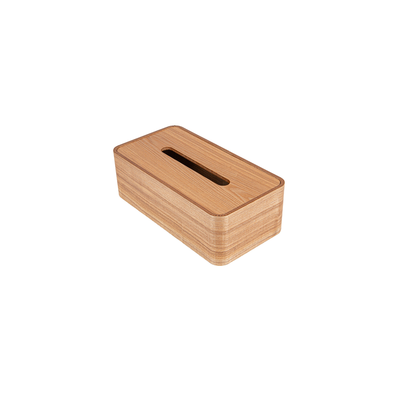 DISTRIBUTEUR MOUCHOIRS  26,5x14x8,5 CM NATUREL BOIS (1 UNITÉ)
