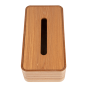 Image DISTRIBUTEUR MOUCHOIRS  26,5x14x8,5 CM NATUREL BOIS (1 UNITÉ) #3