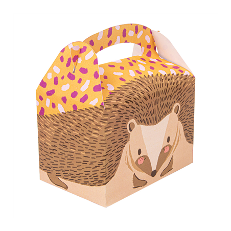 Image BOÎTES MENU ENFANT "HÉRISSON"  320 G/M2 15,5x10,5x17,5 CM QUADRICHROMIE CARTON (300 UNITÉ) #1