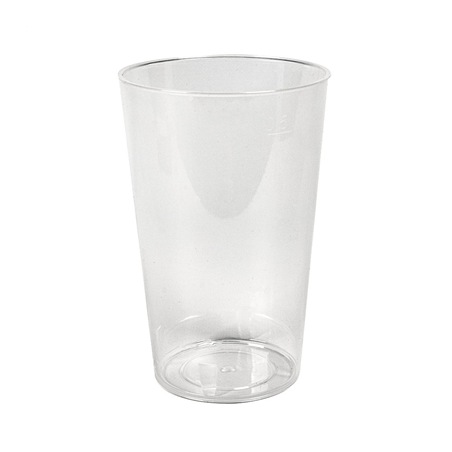 Image VERRES RÉUTILISABLES 500 ML Ø 9,1/6,8x14 CM TRANSPARENT PP (360 UNITÉ) #1