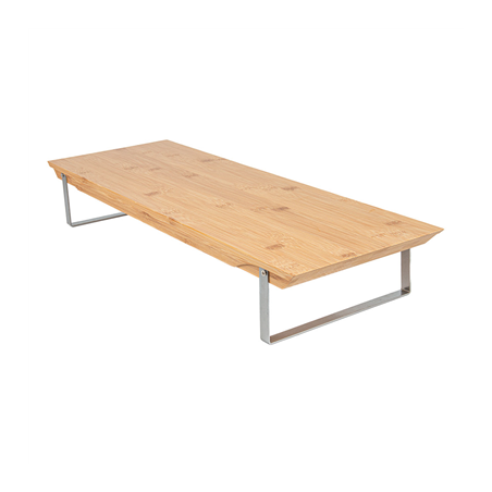 Image PLATEAU AVEC SUPPORT  54x19x8 CM NATUREL BAMBOU (1 UNITÉ) #1