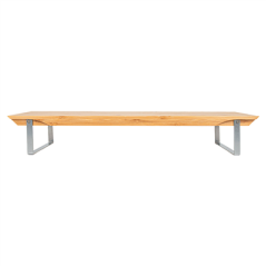 PLATEAU AVEC SUPPORT  54x19x8 CM NATUREL BAMBOU (1 UNITÉ)