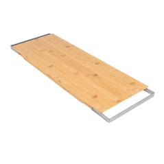 Image PLATEAU AVEC SUPPORT  54x19x8 CM NATUREL BAMBOU (1 UNITÉ) #4