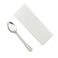 Image CUILLÈRES  15,5 CM ARGENTE INOX (100 UNITÉ) #1