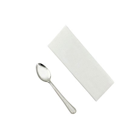 Image CUILLÈRES  13,5 CM ARGENTE INOX (100 UNITÉ) #1