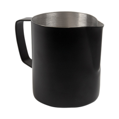 Image POT À LAIT SANS COUVERCLE 600 ML 13x8x11 CM NOIR INOX (1 UNITÉ) #1