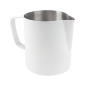 Image POT À LAIT SANS COUVERCLE 600 ML 13x8x11 CM BLANC INOX (1 UNITÉ) #1