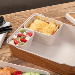 Image BOLS 'ASAMI WARE' 580 ML 14x11,5x6 CM IVOIRE MÉLAMINE (16 UNITÉ) #4