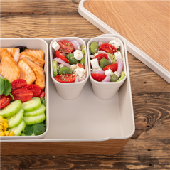 Image BOLS 'ASAMI WARE' 230 ML 11,5x6,9x6 CM IVOIRE MÉLAMINE (24 UNITÉ) #4