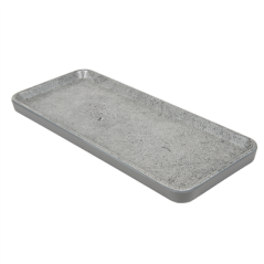 Image PLATEAUX RECTANGULAIRES 'ASAMI WARE'  28,5x12x2 CM IMITATION CIMENT MÉLAMINE (4 UNITÉ) #1