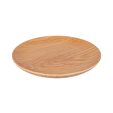 Image ASSIETTES PLATES 'ASAMI WARE'  Ø 20x1,8 CM COMPARAISON BOIS MÉLAMINE (6 UNITÉ) #1