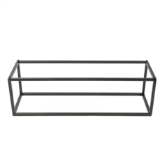 PRÉSENTOIR BUFFET POUR PLATEAUX 263.51/263.55 'ASAMI WARE'  53x16,2x16 CM NOIR METAL (1 UNITÉ)