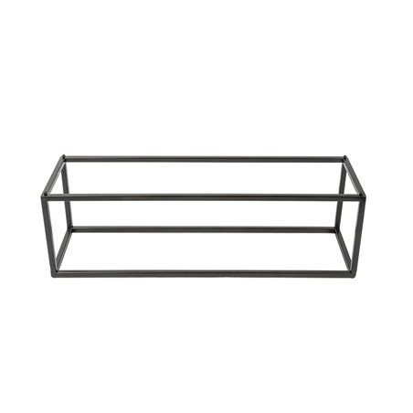 PRÉSENTOIR BUFFET POUR PLATEAUX 263.51/263.55 'ASAMI WARE'  53x16,2x16 CM NOIR METAL (1 UNITÉ)