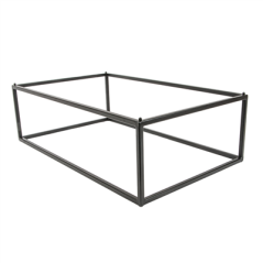 Image PRÉSENTOIR BUFFET POUR PLATEAUX 263.53/263.57 'ASAMI WARE'  53x32,5x16 CM NOIR METAL (1 UNITÉ) #1