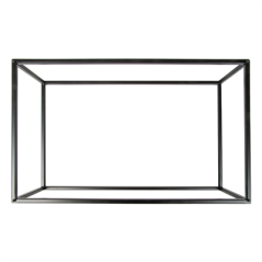 Image PRÉSENTOIR BUFFET POUR PLATEAUX 263.53/263.57 'ASAMI WARE'  53x32,5x16 CM NOIR METAL (1 UNITÉ) #3