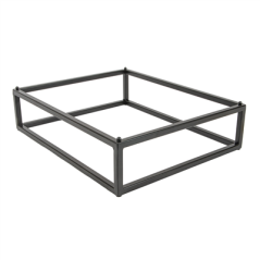 Image PRÉSENTOIR BUFFET POUR PLATEAUX 263.52/263.56 'ASAMI WARE'  32,5x26,5x8 CM NOIR METAL (1 UNITÉ) #1