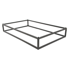 Image PRÉSENTOIR BUFFET POUR PLATEAUX 263.53/263.57 'ASAMI WARE'  53x32,5x8 NOIR METAL (1 UNITÉ) #1
