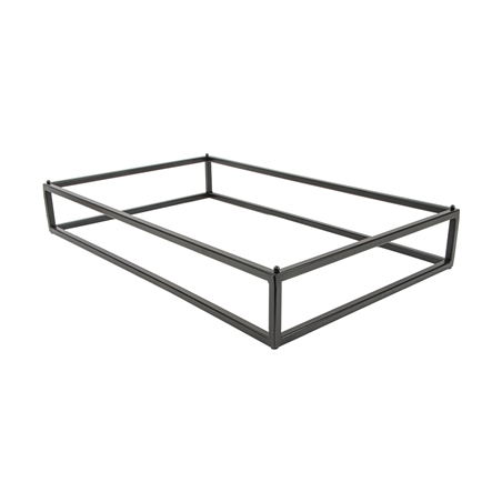 Image PRÉSENTOIR BUFFET POUR PLATEAUX 263.53/263.57 'ASAMI WARE'  53x32,5x8 NOIR METAL (1 UNITÉ) #1