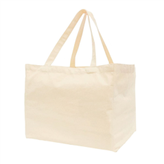Image SACS RÉUTILISABLES 140 G/M2 38+12x42 CM BEIGE COTON (25 UNITÉ) #1