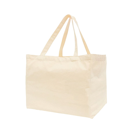 Image SACS RÉUTILISABLES  140 G/M2 38+12x42 CM BEIGE COTON (25 UNITÉ) #1