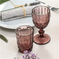 GOBELETS VINTAGE 'WAKI GLASS' 250 ML Ø8x10 CM LAVANDE VERRE (6 UNITÉ) Image GOBELETS VINTAGE 'WAKI GLASS' 250 ML Ø8x10 CM LAVANDE VERRE (6 UNITÉ) #4