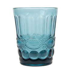 GOBELETS VINTAGE 'WAKI GLASS' 250 ML Ø8x10 CM BLEU VERRE (6 UNITÉ)