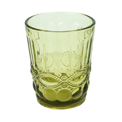 Image GOBELETS VINTAGE 'WAKI GLASS' 250 ML Ø8x10 CM VERT VERRE (6 UNITÉ) #1