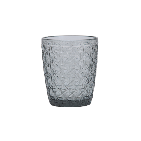 Image GOBELETS 'WAKI GLASS' 300 ML Ø8,2x10 CM GRIS VERRE (6 UNITÉ) #1