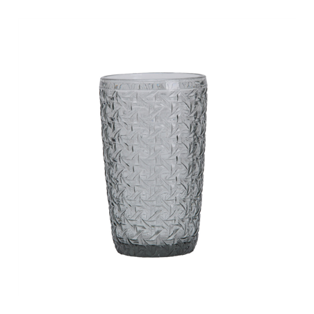 Image GOBELETS 'WAKI GLASS' 380 ML Ø8x13 CM GRIS VERRE (6 UNITÉ) #1