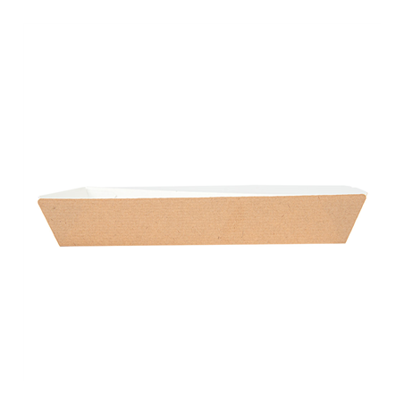 ASSIETTES 'THEPACK' 245 G/M2 18x18x2,9 CM NATUREL CARTON ONDULÉ NANO-MICRO (400 UNITÉ)
