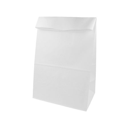 Image SACS SOS SANS ANSES  48 G/M2 22+12x31 CM BLANC CELLULOSE (500 UNITÉ) #1