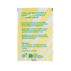 LINGETTES CITRONNELLE 50 G/M2 6,8x10 CM BLANC CELLULOSE (300 UNITÉ)