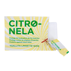 Image LINGETTES CITRONNELLE  50 G/M2 6,8x10 CM BLANC CELLULOSE (300 UNITÉ) #3