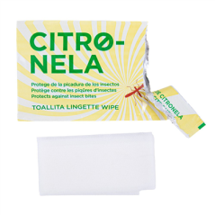 Image LINGETTES CITRONNELLE  50 G/M2 6,8x10 CM BLANC CELLULOSE (300 UNITÉ) #4