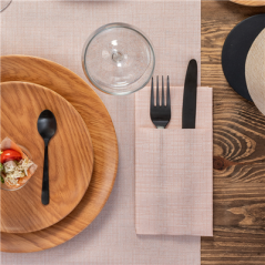 Image SERVIETTES "CANGURITO" 'DRY COTTON' 55 G/M2 33x40 CM TERRACOTE AIRLAID (700 UNITÉ) #3