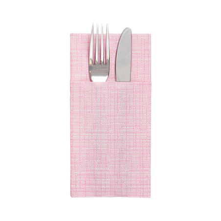 Image SERVIETTES KANGOUROU 'DRY COTTON' 55 G/M2 40x40 CM FUCHSIA AIRLAID (700 UNITÉ) #1