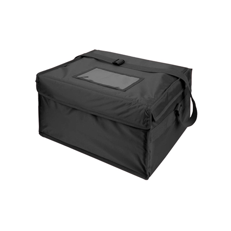 Image VALISE TRANSPORT 6 BOÎTES PIZZA  40,6x35,6x25,4 CM NOIR POLIÉSTER+PEVA (1 UNITÉ) #1