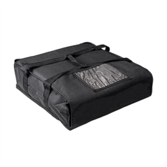 Image VALISE TRANSPORT 2 BOÎTES PIZZA  55,6x55x16,5 CM NOIR POLIÉSTER+PEVA (1 UNITÉ) #1