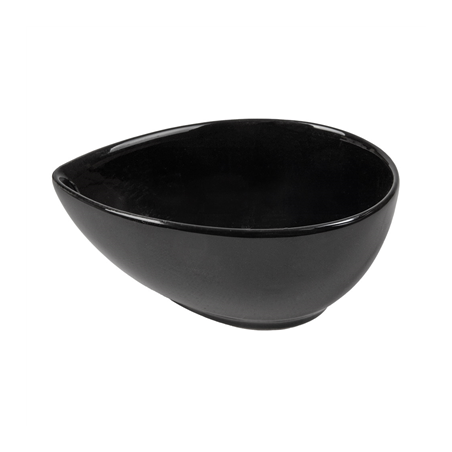 Image MINI RÉCIPIENTS "LARME" 'AKALA'  Ø 10x7,2x4,1 CM NOIR PORCELAINE (12 UNITÉ) #1