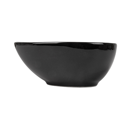 MINI RÉCIPIENTS "LARME" 'AKALA'  Ø 10x7,2x4,1 CM NOIR PORCELAINE (12 UNITÉ)