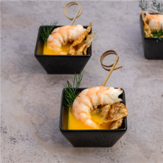 Image RAMEQUINS 'AKALA' 60 ML 6,4x6,4x3,5 CM NOIR PORCELAINE (12 UNITÉ) #4