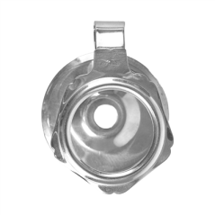 Image SUPPORT POUR 1 CORNET À GLACE  10,4x7,5 CM ARGENTE INOX (1 UNITÉ) #3