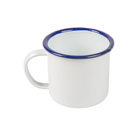 TASSES 'ENAMELWARE' 250 ML Ø 7x7 CM BLANC ACIER ÉMAILLÉ (6 UNITÉ)