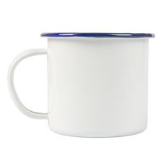 Image TASSES 'ENAMELWARE' 250 ML Ø 7x7 CM BLANC ACIER ÉMAILLÉ (6 UNITÉ) #3