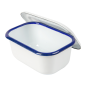 RÉCIPIENTS AVEC COUVERCLE 'ENAMELWARE' 850 ML 18x13x7,5 CM BLANC ACIER ÉMAILLÉ (4 UNITÉ) Image RÉCIPIENTS AVEC COUVERCLE 'ENAMELWARE' 850 ML 18x13x7,5 CM BLANC ACIER ÉMAILLÉ (4 UNITÉ) #4