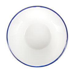 Image BOLS 'ENAMELWARE' 1500 ML Ø 20,5x8,5 CM BLANC ACIER ÉMAILLÉ (6 UNITÉ) #3