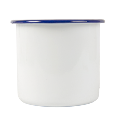 BOLS 'ENAMELWARE' 700 ML Ø 10x10 CM BLANC FER ÉMAILLÉ (6 UNITÉ)