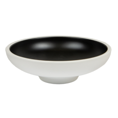 Image BOLS 'ASAMI WARE' 1960 ML Ø 25,5x8 CM NOIR MÉLAMINE (3 UNITÉ) #1